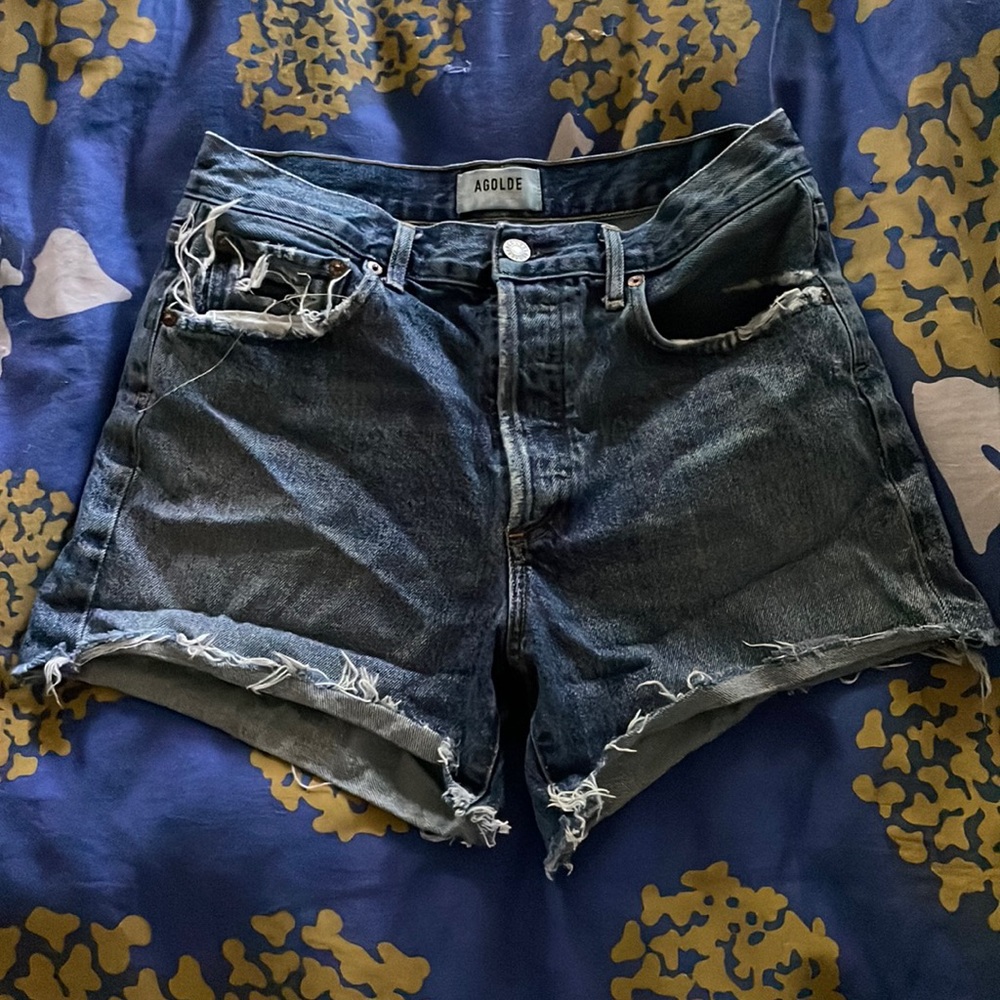 Agolde “Reese” button fly cut offs.Size 26. Excellent Used Condition.